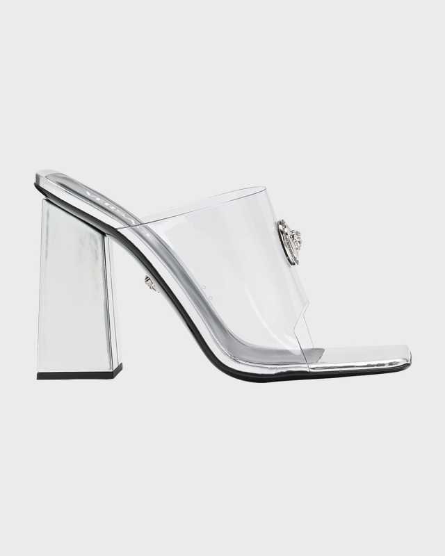 Alia Clear Medusa Mule Sandals